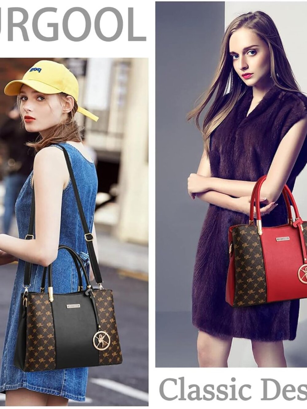 Women Purses and Handbags Top Handle Satchel Shoulder Bags Messenger Tote Bag fo - Picture 2 of 7